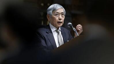 kuroda giving a speech