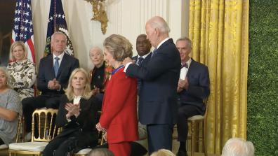 Secretary Hillary Rodham Clinton Receives Presidential Medal of Freedom