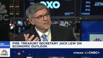 Former U.S. Treasury Secretary Jack Lew: A shock could come & we're not poised to handle it