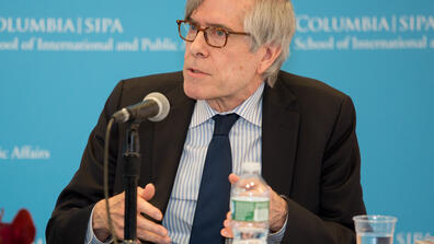 Edward Luck became known for his work on Responsibility to Protect, a doctrine that aims to prevent and halt genocide and other mass atrocities.