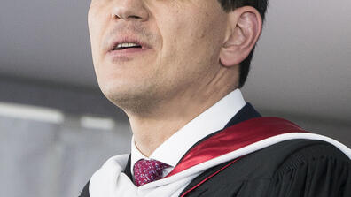 David Miliband, President and CEO of the International Rescue Committee