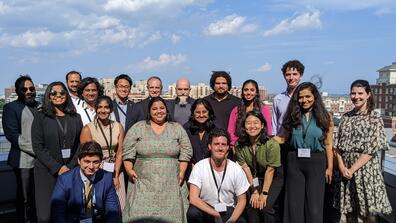 group photo - Columbia SIPA's D.C. Cyber Career Trip 2022