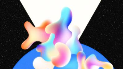 an abstract illustration of the earth