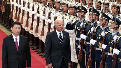 Joe Biden and Xi Jinping