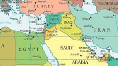 Map of Middle East