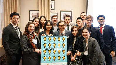 Pictured are board members of the SIPA Energy Association, one of the student groups that organized the 2019 Columbia University Energy Symposium. [click to enlarge]