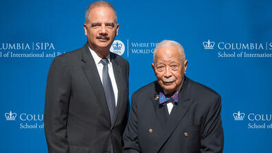 Eric Holder and David Dinkins