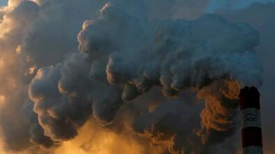Smoke and steam billow from the Belchatow Power Station, Europe's largest coal-fired power plant, near Belchatow, Poland