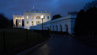 side view of the white house