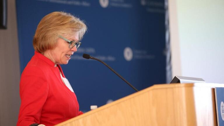Speaker at Podium
