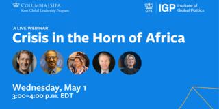 A panel discussed "Crisis in the Horn of Africa."