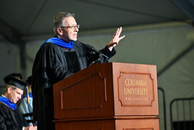 Ian Bremmer was the featured speaker at Class Day 2024.