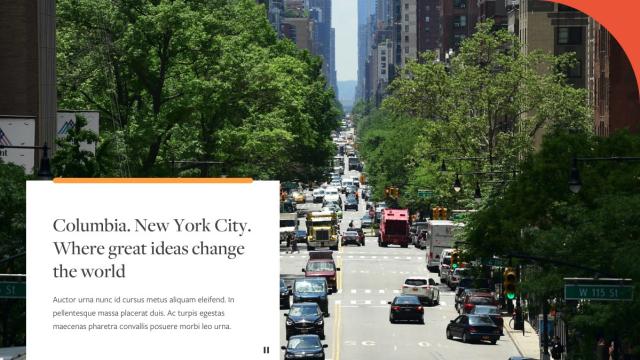 Full Width Image with Text