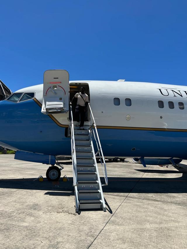 Khalil Ibrahim on Air Force One