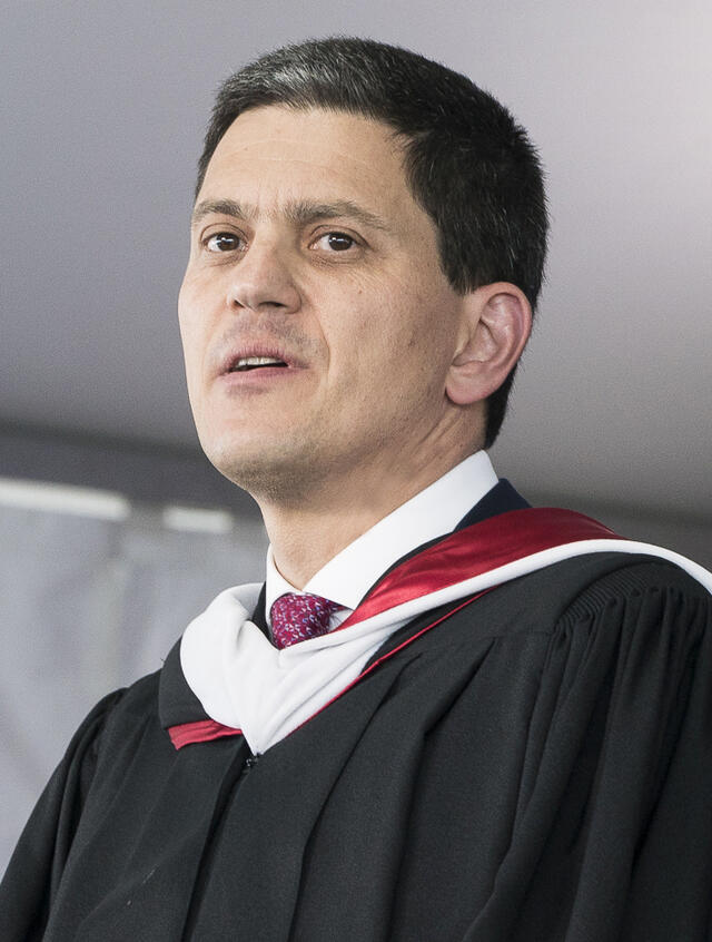 David Miliband, President and CEO of the International Rescue Committee