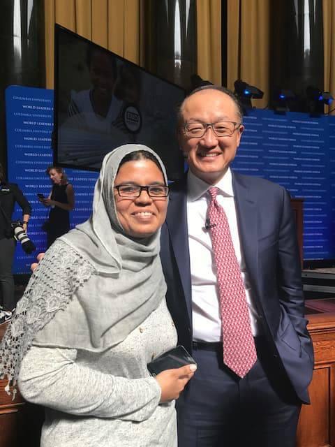 MPA-EPM Sabahat Zafar and Dr. Jim Yong Kim