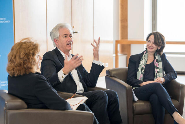 Merit Janow, William J. Burns, Avril Haines