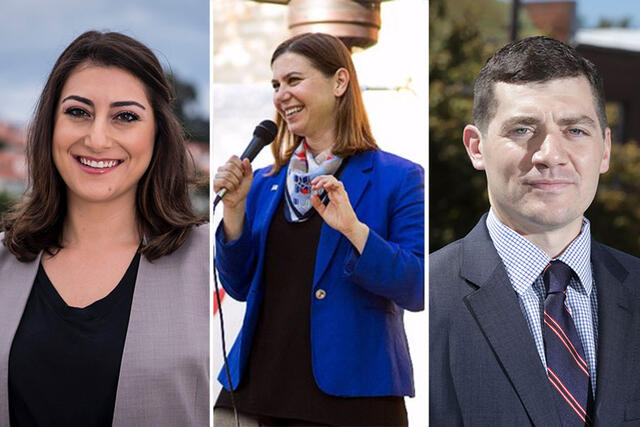 Sara Jacobs, Elissa Slotkin, Jesse Colvin