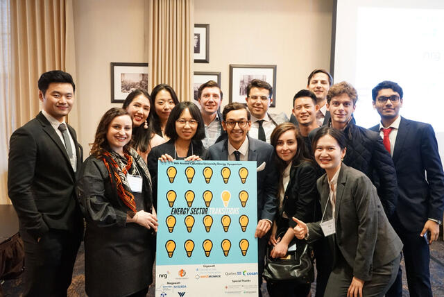 Pictured are board members of the SIPA Energy Association, one of the student groups that organized the 2019 Columbia University Energy Symposium. [click to enlarge]