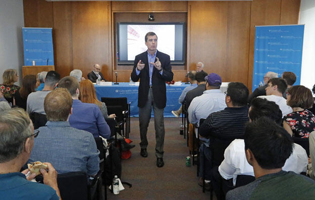 Sean Roche at the Saltzman Institute of War and Peace Studies